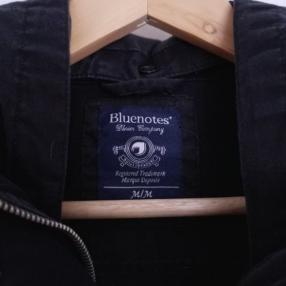 Bluenotes Black Utility Jacket With Belt M - Picture 6 of 7